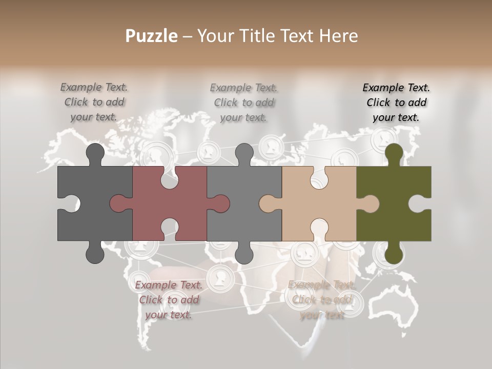 Connection Internet Communication PowerPoint Template