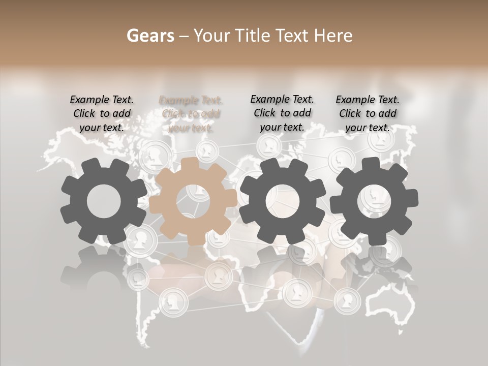 Connection Internet Communication PowerPoint Template