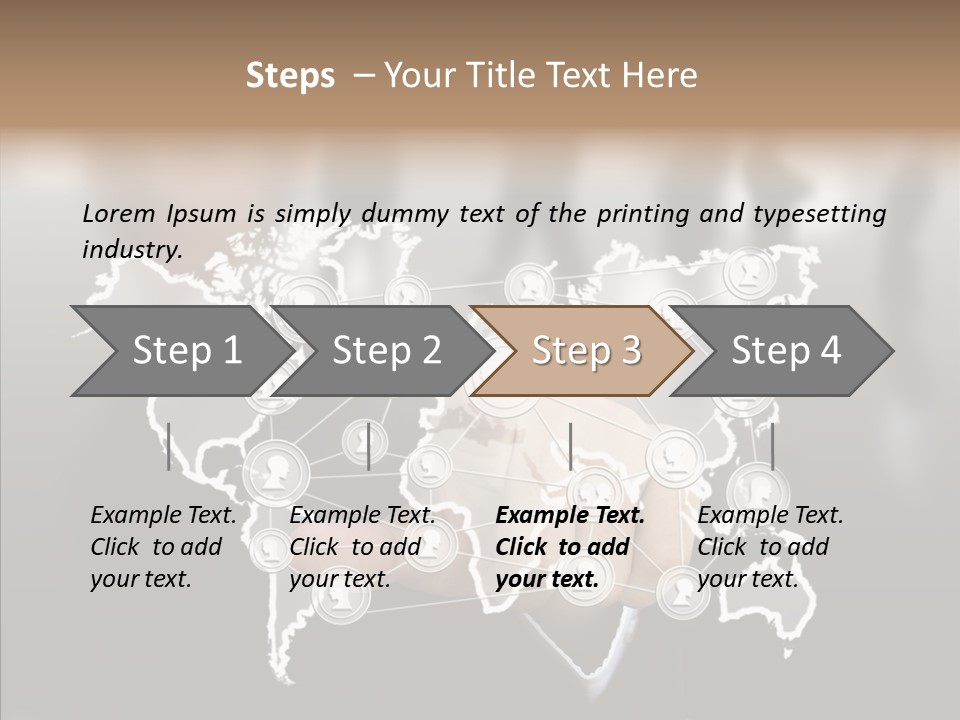Connection Internet Communication PowerPoint Template