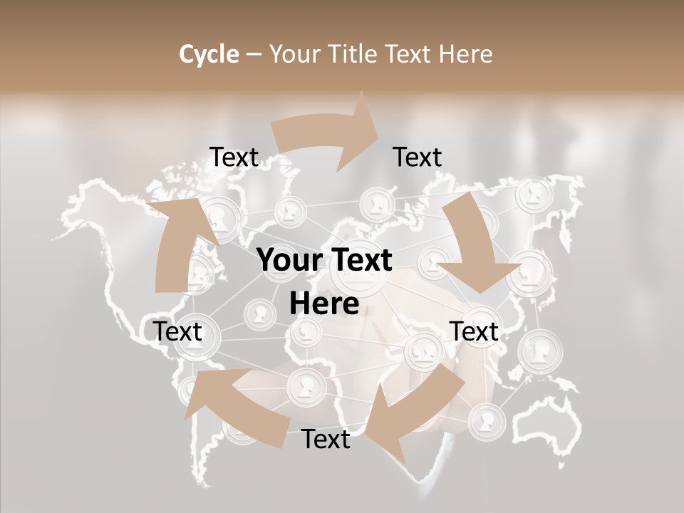 Connection Internet Communication PowerPoint Template