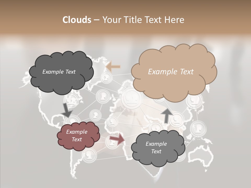 Connection Internet Communication PowerPoint Template