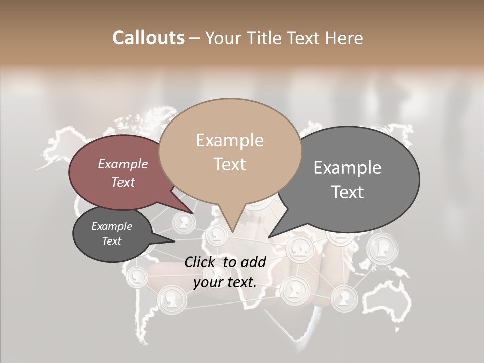 Connection Internet Communication PowerPoint Template