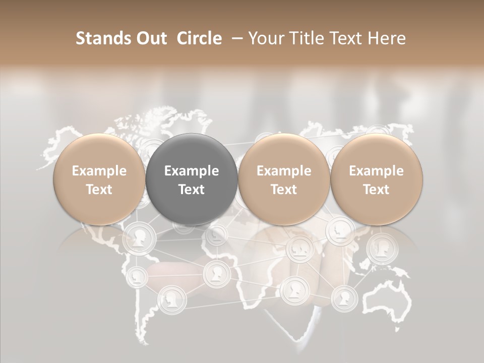 Connection Internet Communication PowerPoint Template