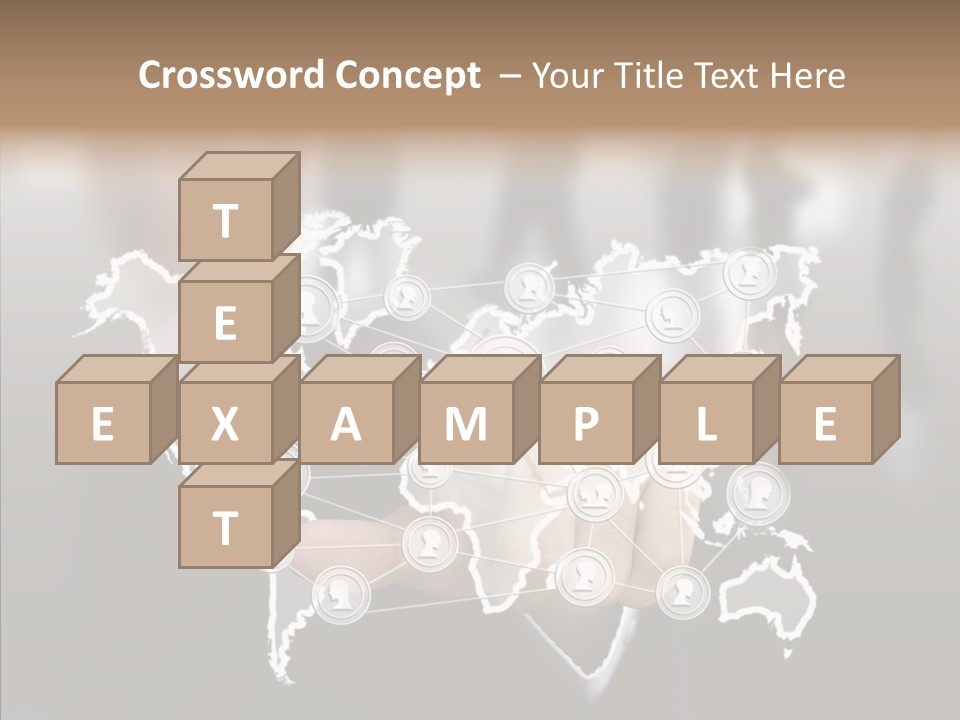 Connection Internet Communication PowerPoint Template
