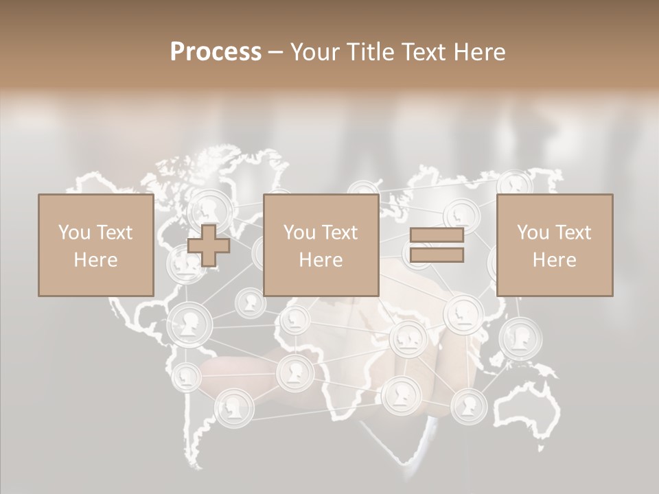 Connection Internet Communication PowerPoint Template