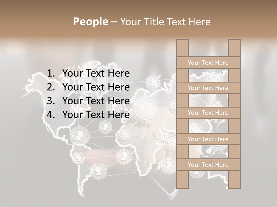 Connection Internet Communication PowerPoint Template