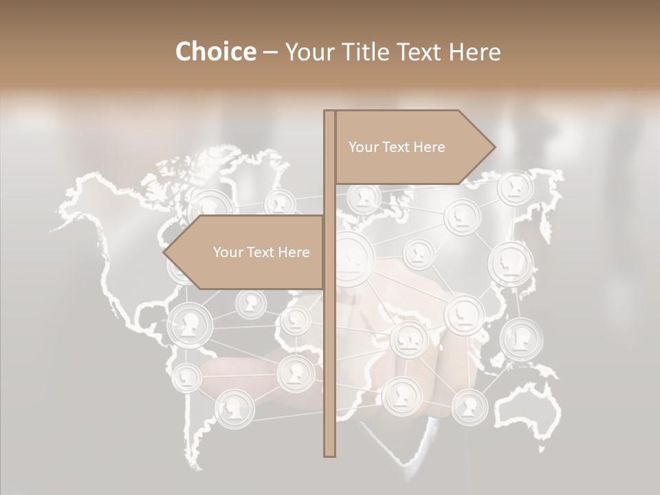 Connection Internet Communication PowerPoint Template