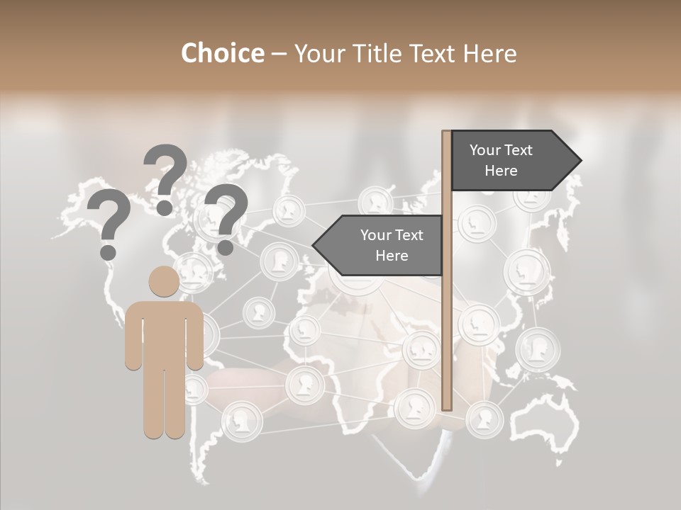 Connection Internet Communication PowerPoint Template