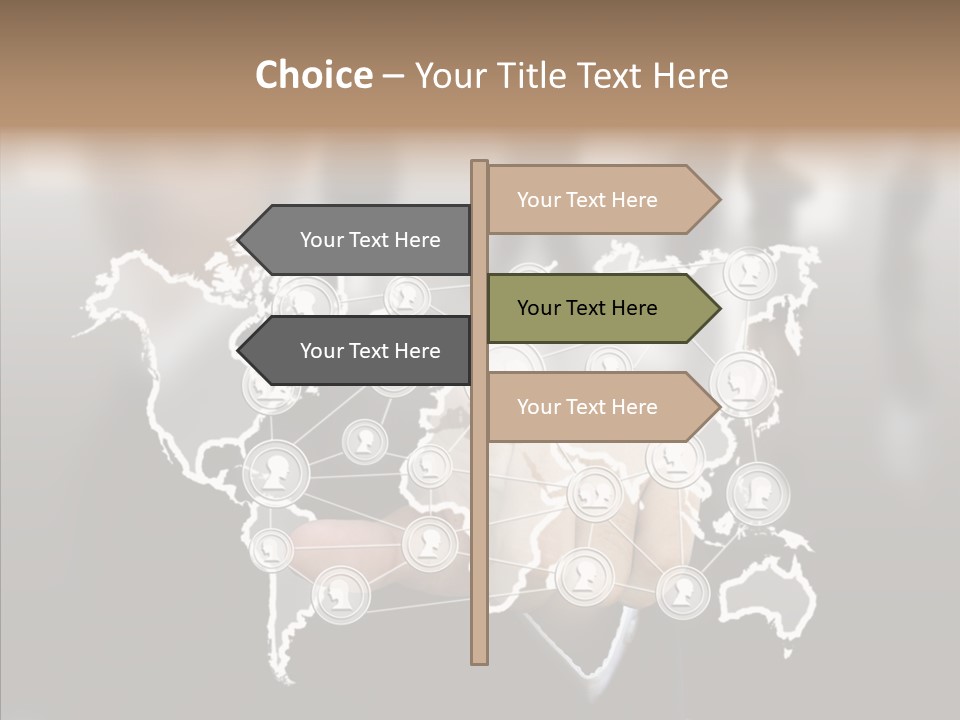 Connection Internet Communication PowerPoint Template