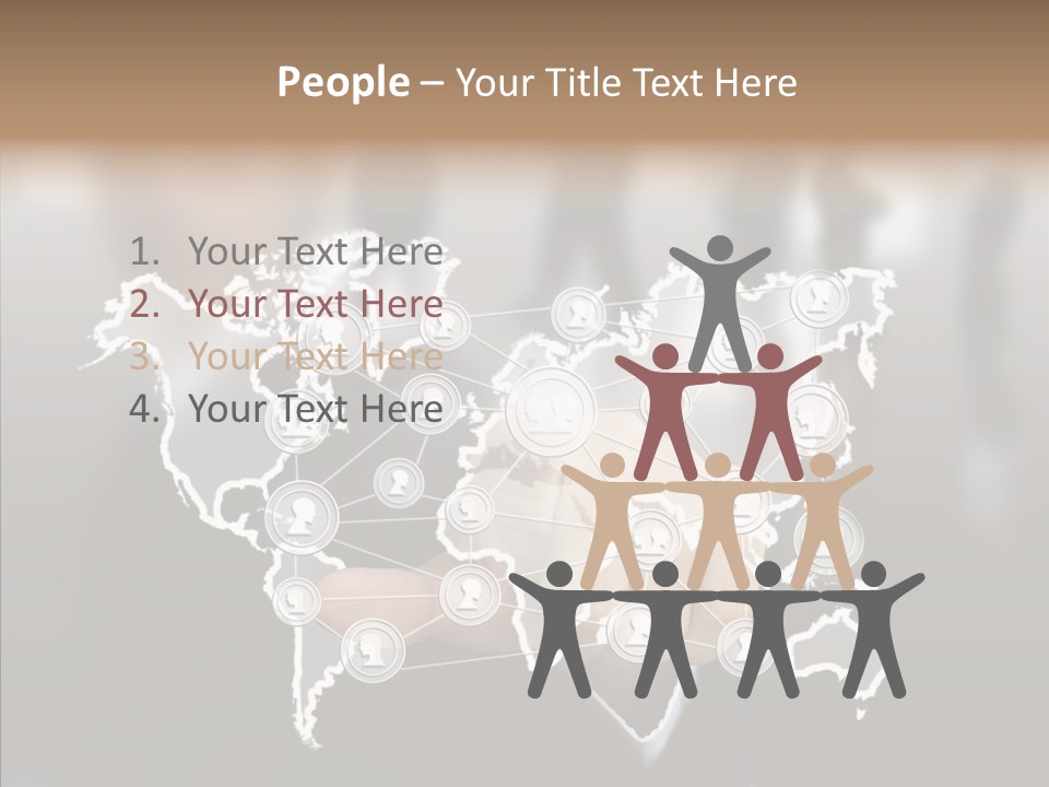 Connection Internet Communication PowerPoint Template