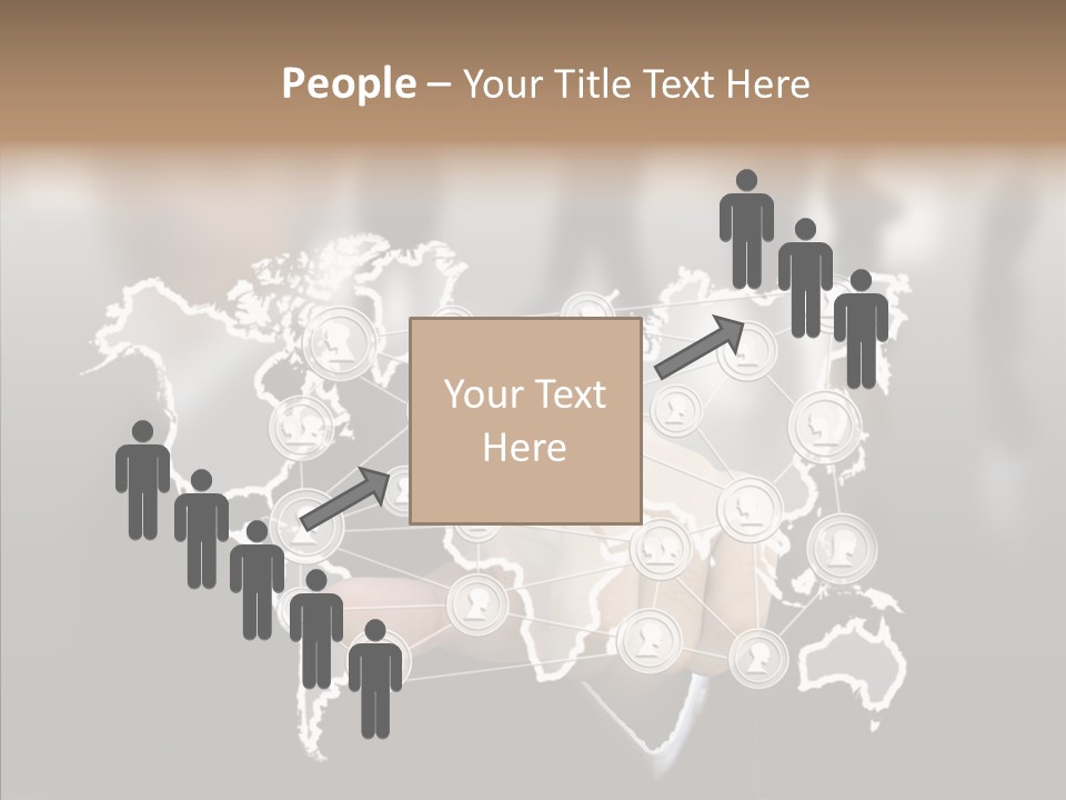 Connection Internet Communication PowerPoint Template
