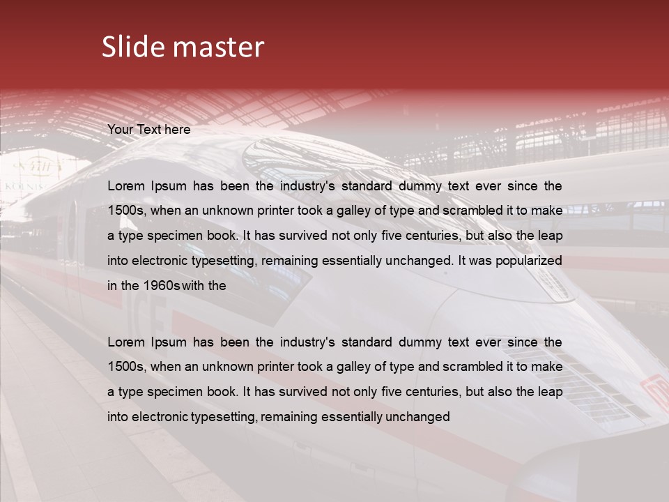 Departure Construction Urban PowerPoint Template