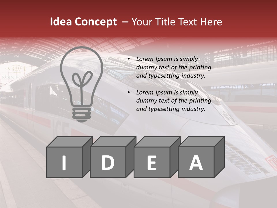 Departure Construction Urban PowerPoint Template