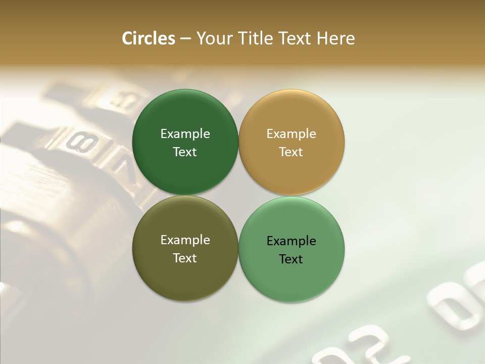 Number Photography Nobody PowerPoint Template