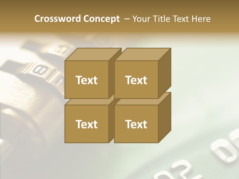 Number Photography Nobody PowerPoint Template