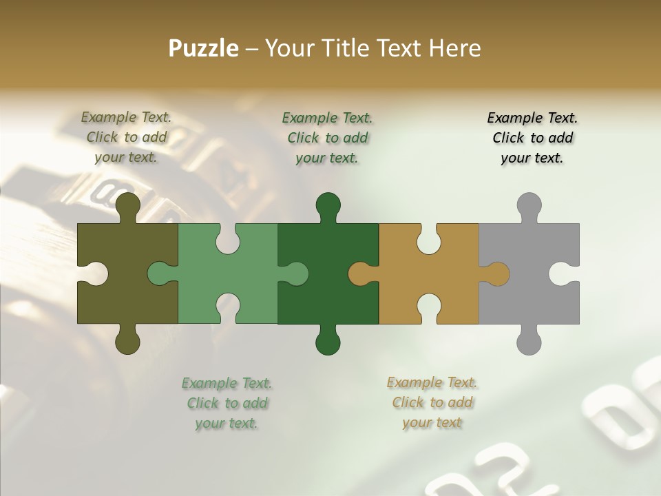 Number Photography Nobody PowerPoint Template
