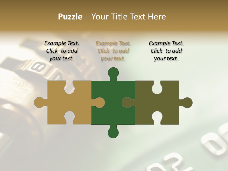 Number Photography Nobody PowerPoint Template