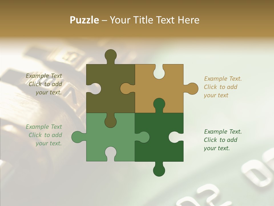 Number Photography Nobody PowerPoint Template