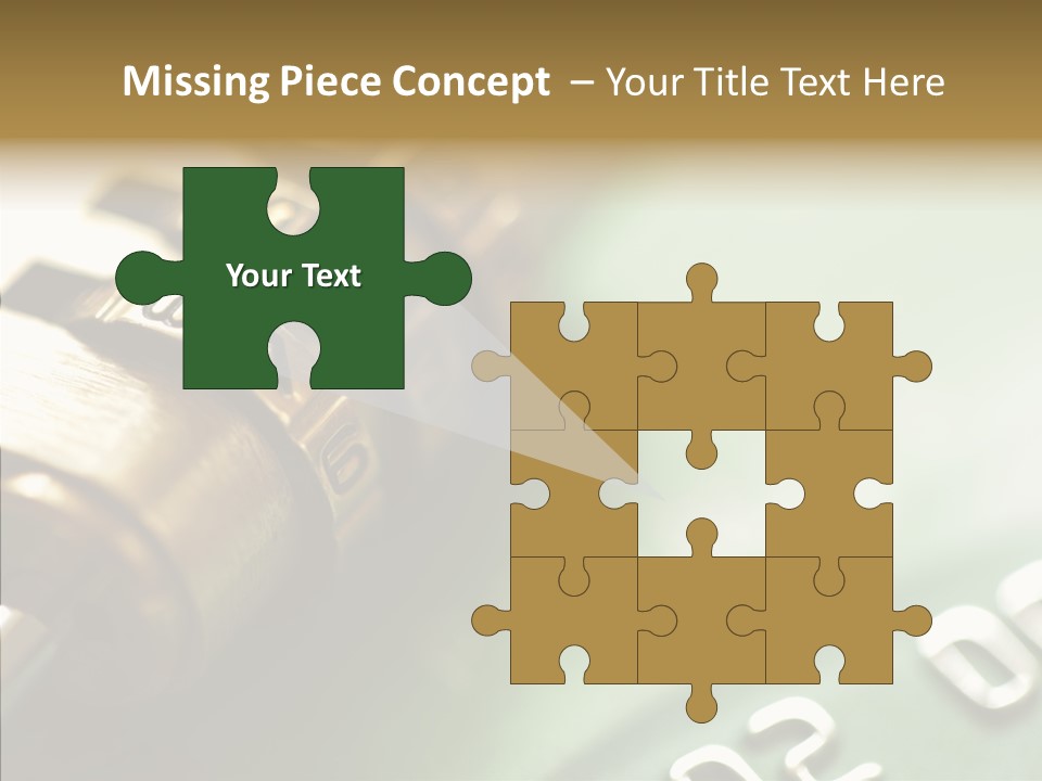 Number Photography Nobody PowerPoint Template