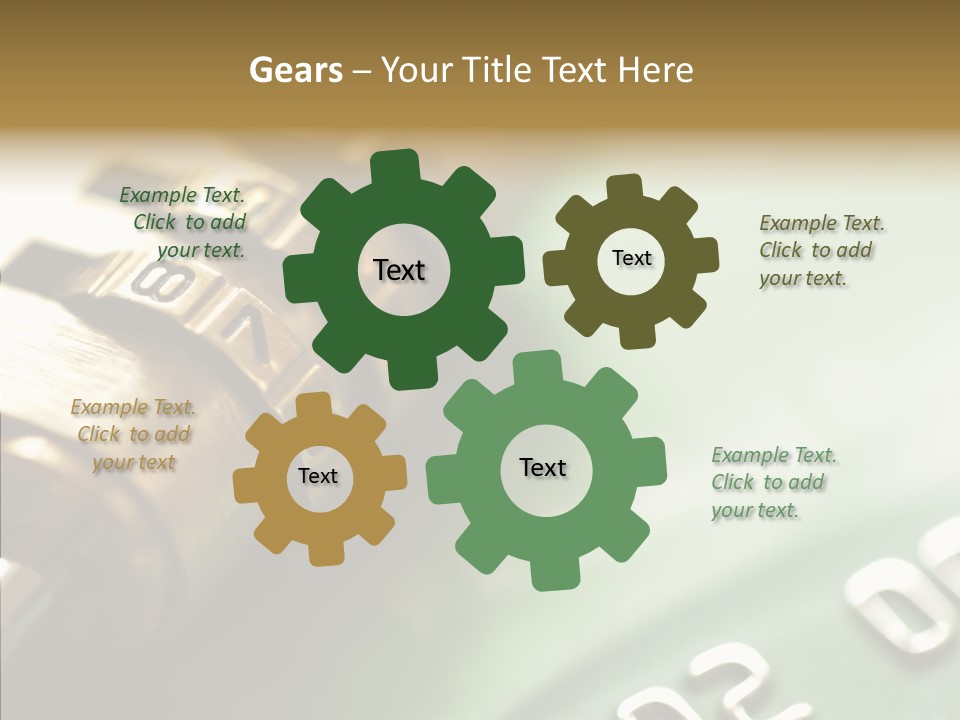 Number Photography Nobody PowerPoint Template