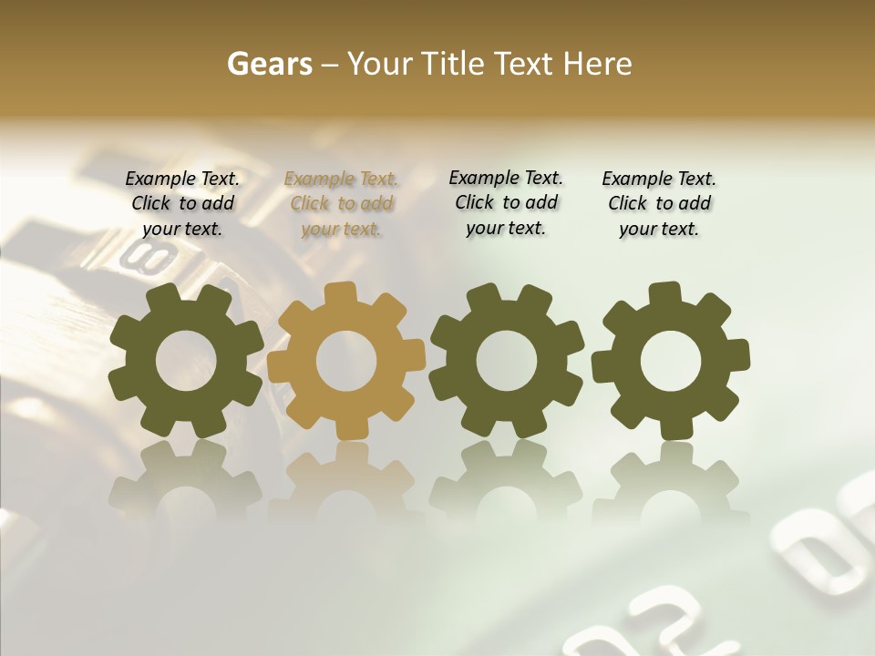 Number Photography Nobody PowerPoint Template