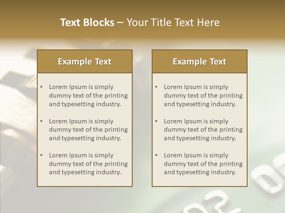 Number Photography Nobody PowerPoint Template