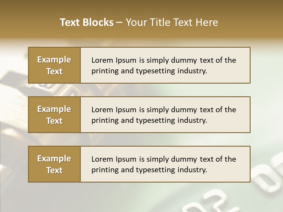 Number Photography Nobody PowerPoint Template