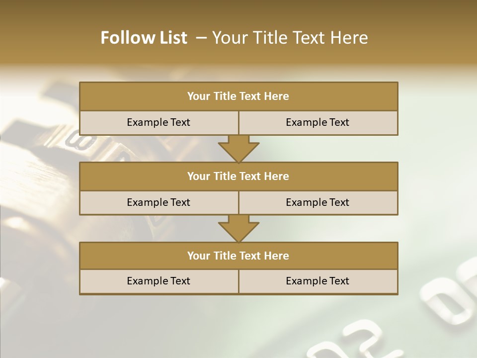 Number Photography Nobody PowerPoint Template