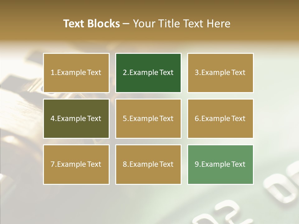 Number Photography Nobody PowerPoint Template