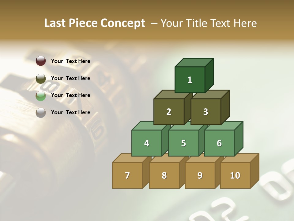 Number Photography Nobody PowerPoint Template