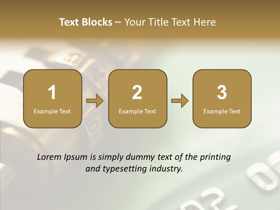 Number Photography Nobody PowerPoint Template