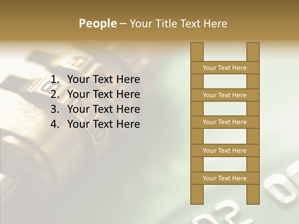 Number Photography Nobody PowerPoint Template