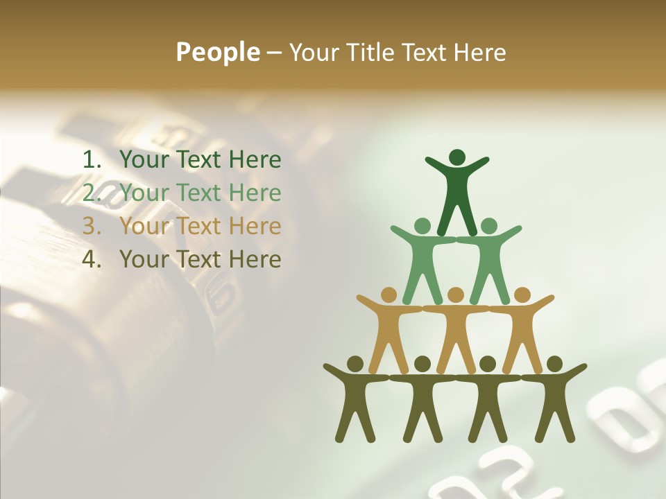 Number Photography Nobody PowerPoint Template