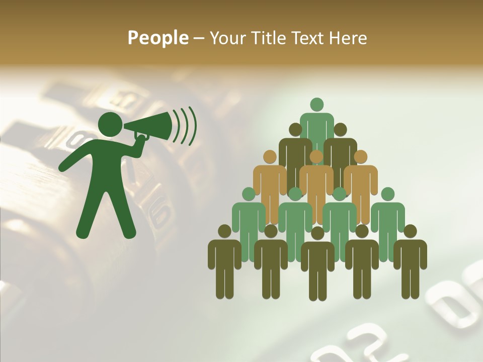 Number Photography Nobody PowerPoint Template