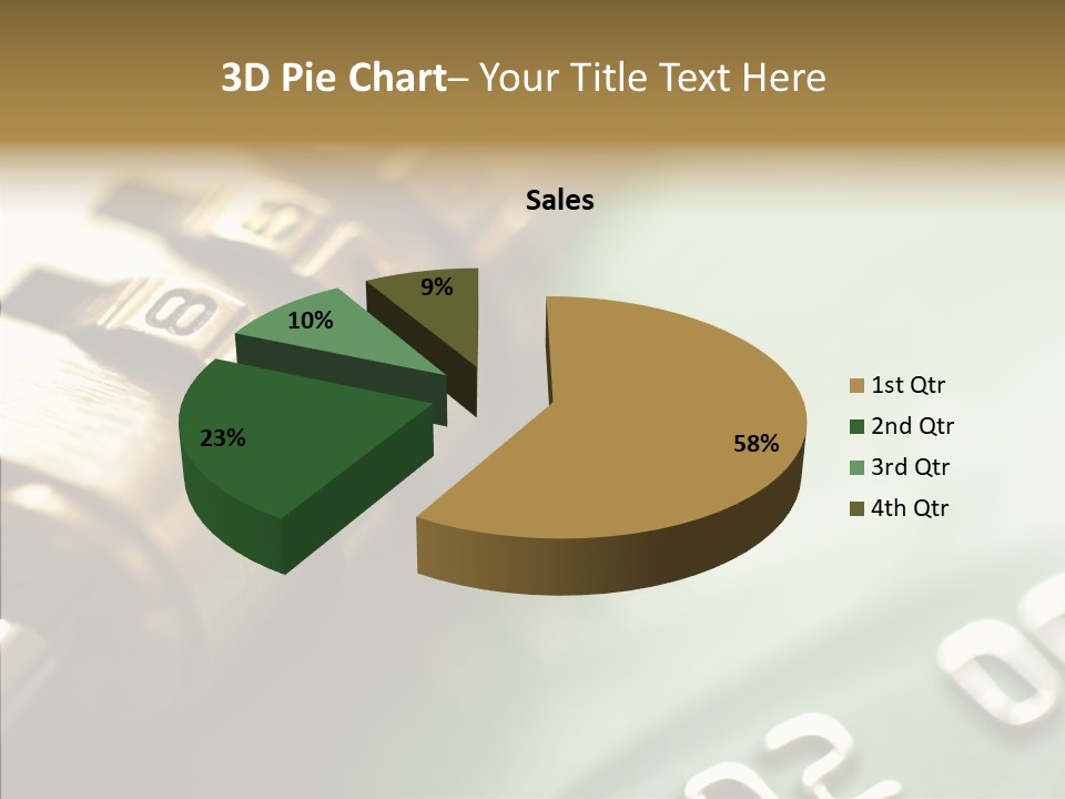 Number Photography Nobody PowerPoint Template