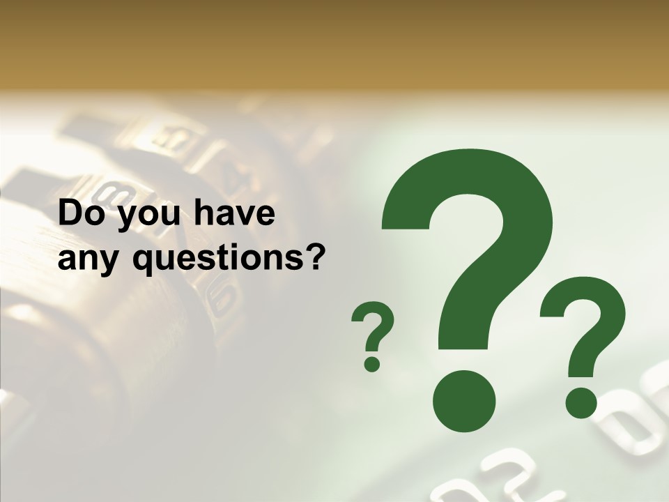 Number Photography Nobody PowerPoint Template