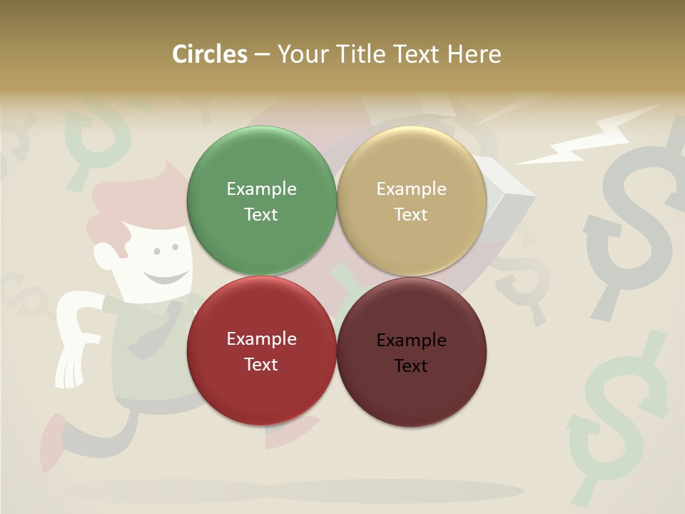 Cartoon Cash Dragnet PowerPoint Template