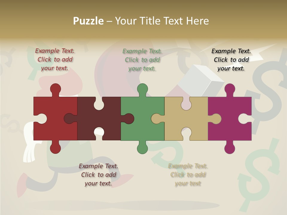 Cartoon Cash Dragnet PowerPoint Template