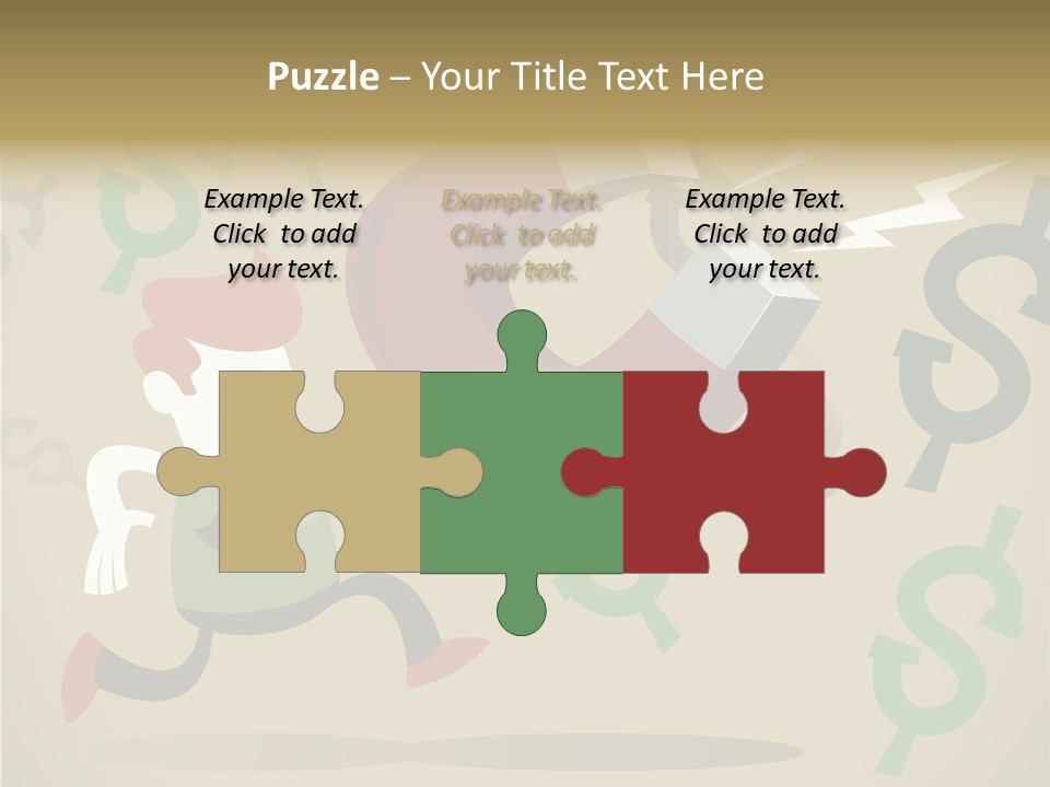 Cartoon Cash Dragnet PowerPoint Template