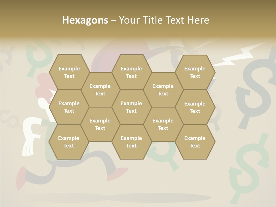 Cartoon Cash Dragnet PowerPoint Template
