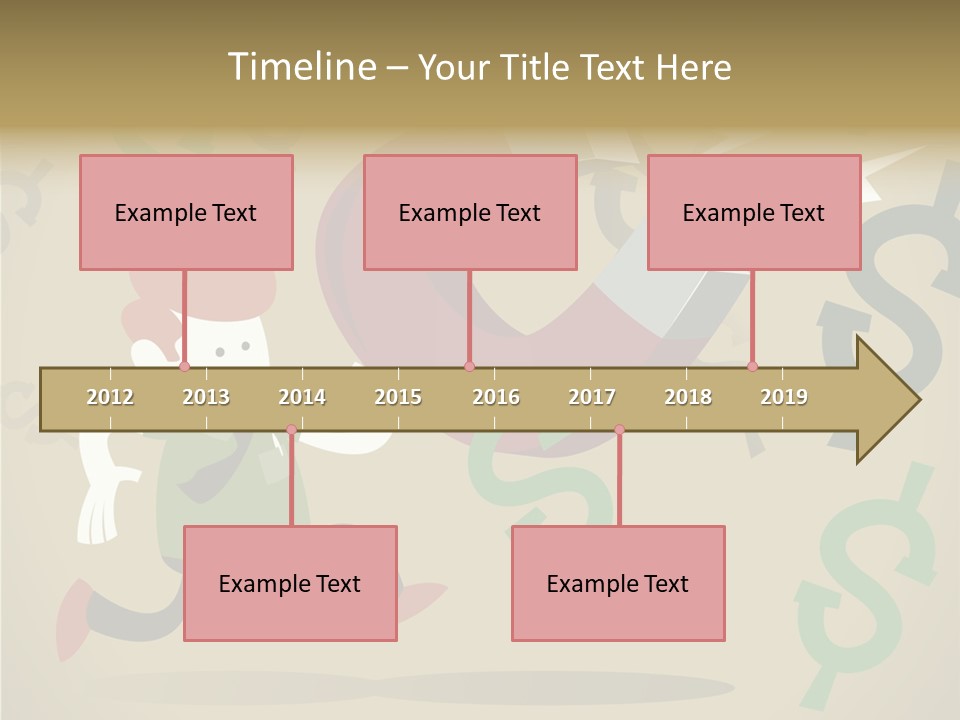 Cartoon Cash Dragnet PowerPoint Template