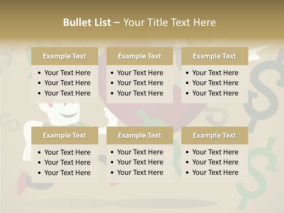 Cartoon Cash Dragnet PowerPoint Template