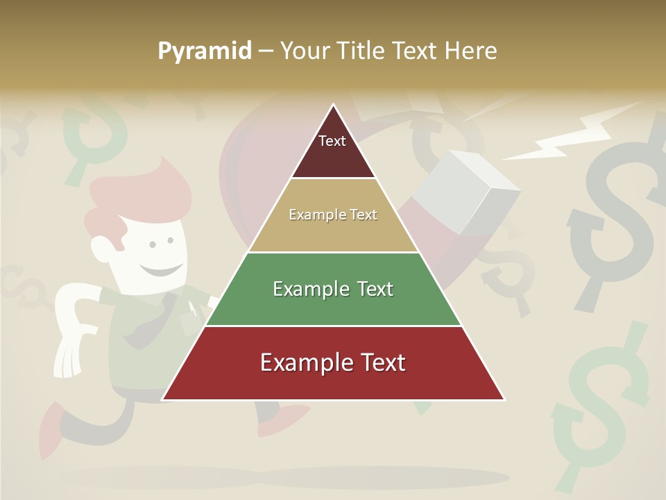 Cartoon Cash Dragnet PowerPoint Template