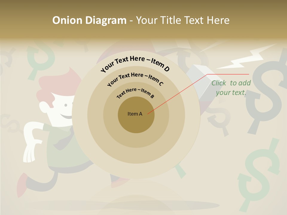 Cartoon Cash Dragnet PowerPoint Template