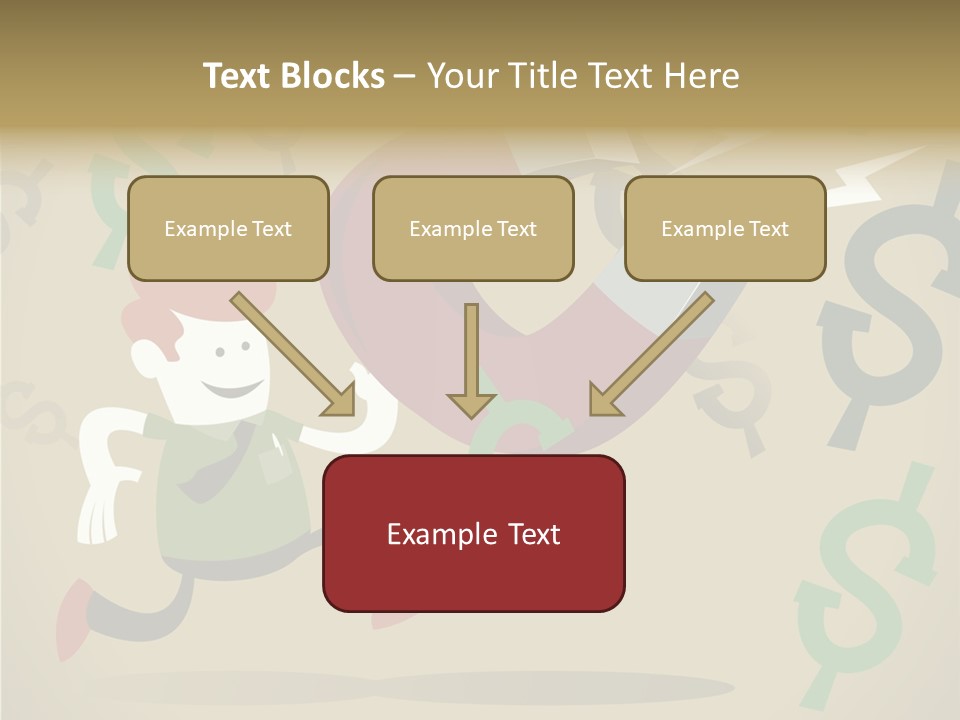 Cartoon Cash Dragnet PowerPoint Template