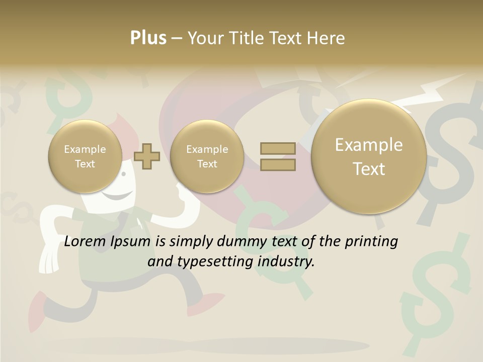 Cartoon Cash Dragnet PowerPoint Template