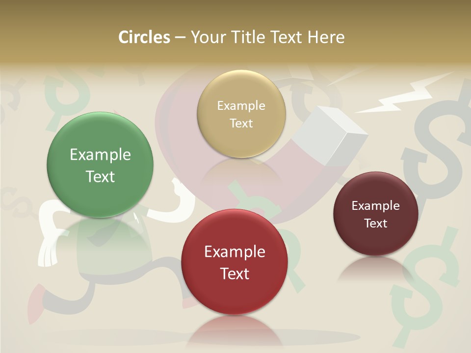 Cartoon Cash Dragnet PowerPoint Template