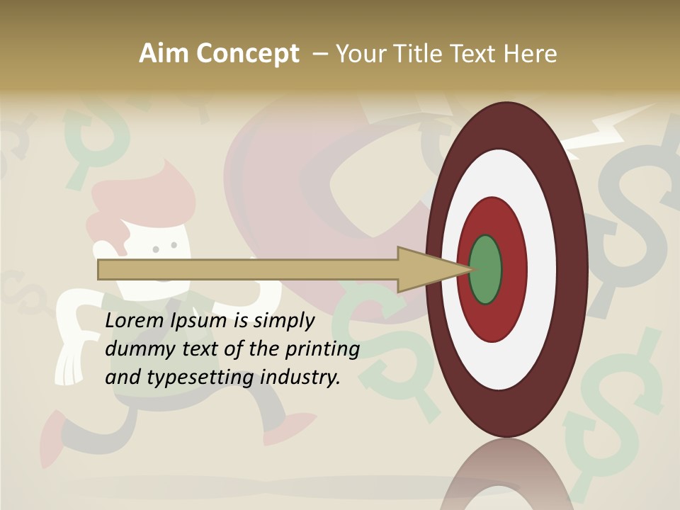 Cartoon Cash Dragnet PowerPoint Template