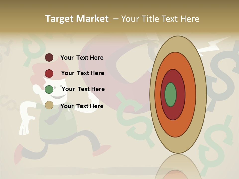 Cartoon Cash Dragnet PowerPoint Template