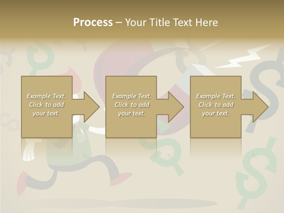 Cartoon Cash Dragnet PowerPoint Template